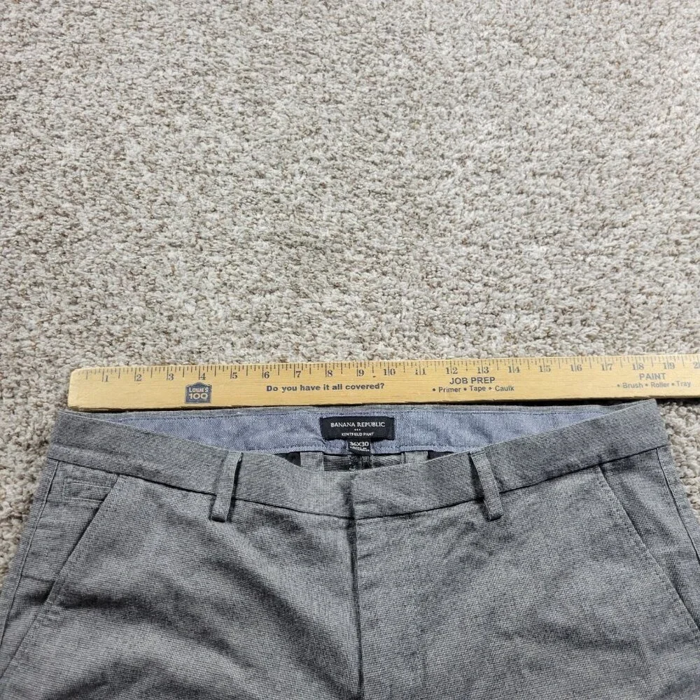 Banana Republic Pants Mens 36x30 Gray Kentfield Chino Straight Preppy  Trosures